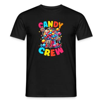 Candy Crew Decoration Candy Lover Sweet Tooth - Men's T-Shirt - black - Front - AI Model Male 178 light (178cm)