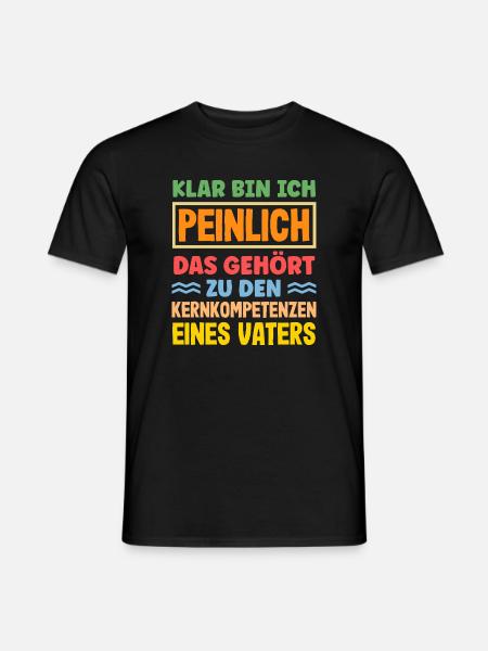 Funny Father's Day Gift Dad Beer - Men's T-Shirt - black