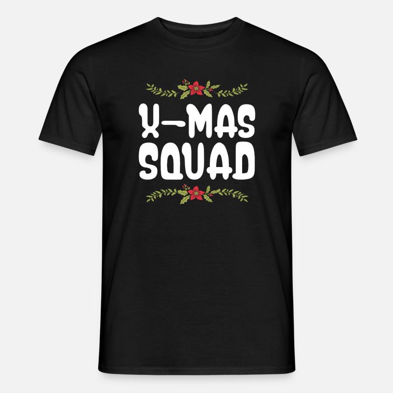X-Mas Squad - Männer T-Shirt - Schwarz