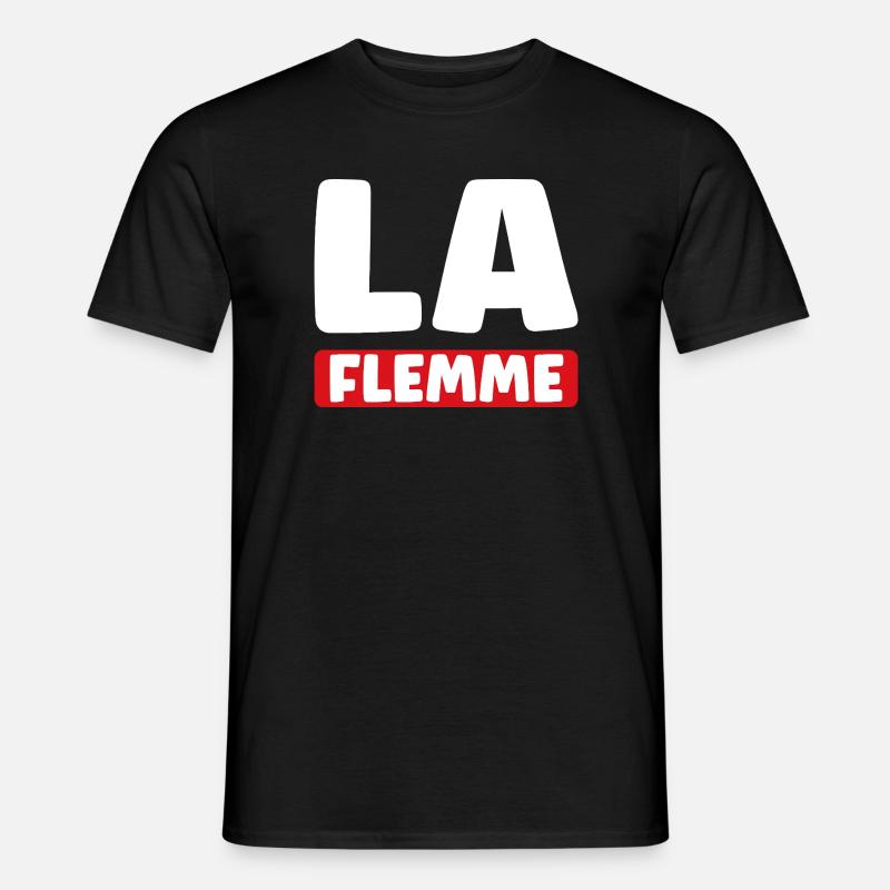 Faul - Männer T-Shirt - Schwarz