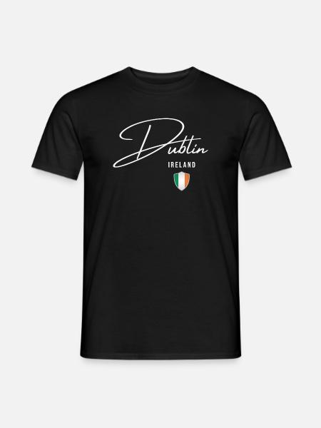 Dublin Ireland, elegant design Dublin - Men's T-Shirt - black