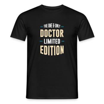The One Doctor Limited Edition - Men's T-Shirt - black - Front - AI Model Male 178 light (178cm)