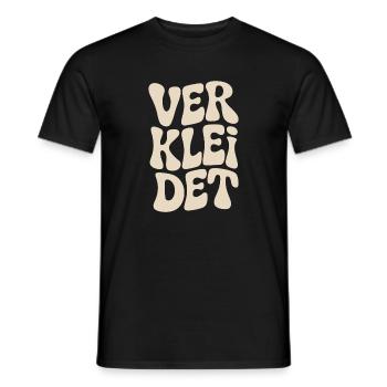 Disguised costume disguise carnival carnival - Men's T-Shirt - black - Front - AI Model Male 178 light (178cm)