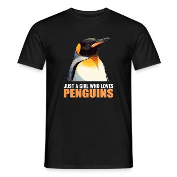 Pingouins Pingouin - T-shirt homme - noir - Devant - AI Model Male 178 light (178cm)