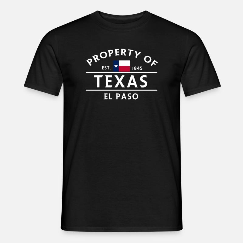 Texas Ownership El Paso - Männer T-Shirt - Schwarz
