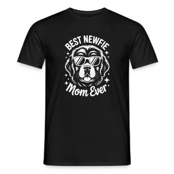 Terre-Neuve disant drôle de Terre-Neuve cadeau - T-shirt homme - noir - Devant - AI Model Male 178 light (178cm)