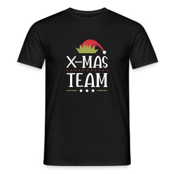 X-Mas Squad - Männer T-Shirt - Schwarz - Vorne - AI Model Male 178 light (178cm)