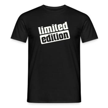 Limited edition - Men's T-Shirt - black - Front - AI Model Male 178 light (178cm)