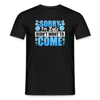 Schwimmen Wassersport Schwimmer Geschenke - Männer T-Shirt - Schwarz - Vorne - AI Model Male 178 light (178cm)