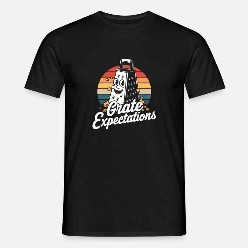 Käse Humor - Männer T-Shirt - Schwarz