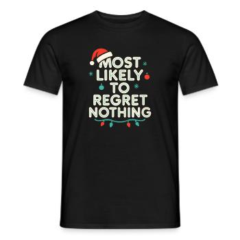 Weihnachten Spruch Humor Lustig Witzig Xmas X-mas - Männer T-Shirt - Schwarz - Vorne - AI Model Male 178 light (178cm)