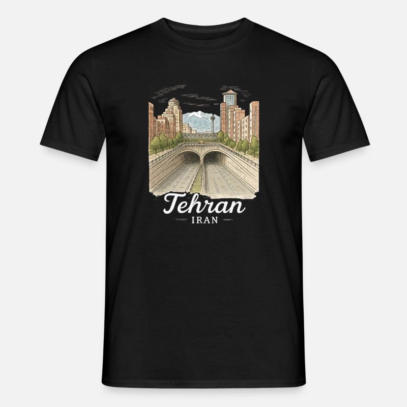 Teheran Iran - Männer T-Shirt - Schwarz