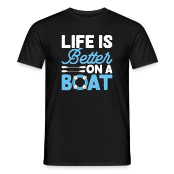 Kayak Kayaker Gifts Water Sports Outfits - Men's T-Shirt - black - Front - AI Model Male 178 light (178cm)