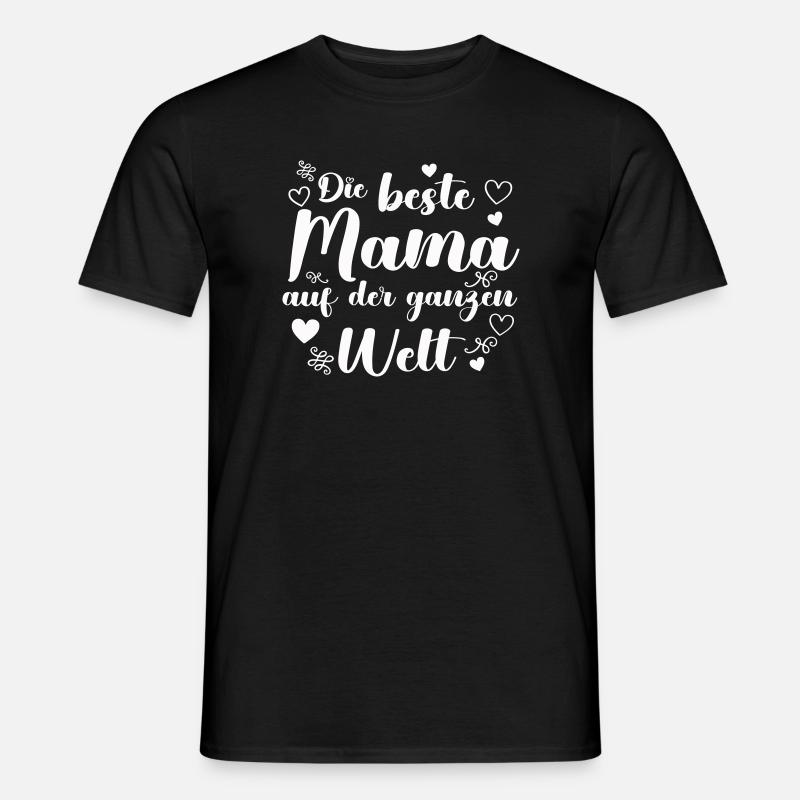 Die beste Mama auf der Welt - Männer T-Shirt - Schwarz