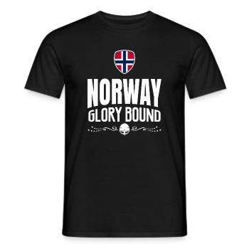 NORVÈGE GLOIRE - T-shirt homme - noir - Devant - AI Model Male 178 light (178cm)