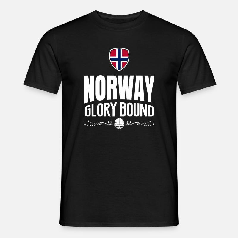 NORWAY GLORY - Men’s T-shirt - black