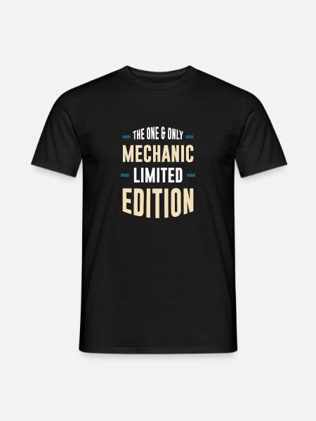 Mechanic Limited Edition – Die Einzige - Männer T-Shirt - Schwarz