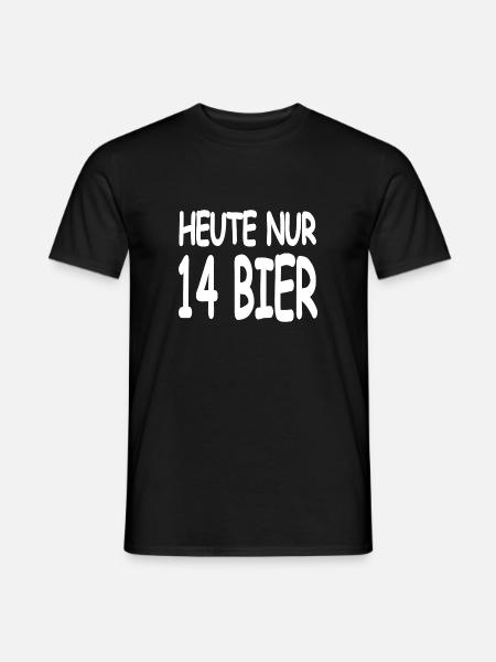 Bier - Männer T-Shirt - Schwarz