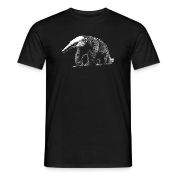 Ameisenbär Tamandua Anteater Große Ameisenbären - Männer T-Shirt - Schwarz - Vorne - AI Model Male 178 light (178cm)