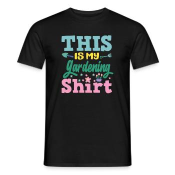 Garten- Und Pflanzenliebhaber Geschenke - Männer T-Shirt - Schwarz - Vorne - AI Model Male 178 light (178cm)