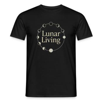 Moon Cycle Moon Goddess Intentionally - Men's T-Shirt - black - Front - AI Model Male 178 light (178cm)