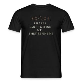 Moon Cycle Moon Goddess Intentionally - Men's T-Shirt - black - Front - AI Model Male 178 light (178cm)