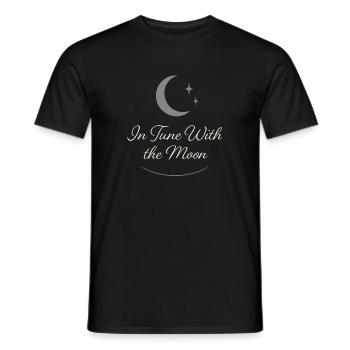 Moon Cycle Moon Goddess Intentionally - Men's T-Shirt - black - Front - AI Model Male 178 light (178cm)