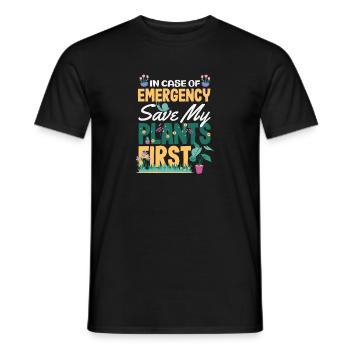 Garden & Plant Lovers Gifts - Men's T-Shirt - black - Front - AI Model Male 178 light (178cm)