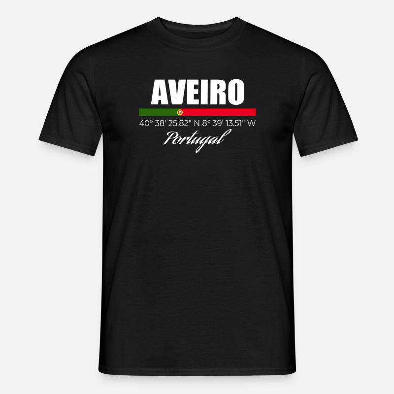Aveiro - Männer T-Shirt - Schwarz
