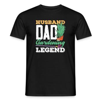 Garten- Und Pflanzenliebhaber Geschenke - Männer T-Shirt - Schwarz - Vorne - AI Model Male 178 light (178cm)