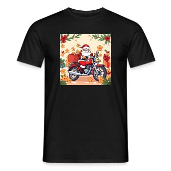 Powered by Gingerbread & Gasoline - Men's T-Shirt - black - Front - AI Model Male 178 light (178cm)