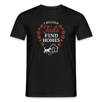 Adoptionstag-haustierrettungs-tierheim - Männer T-Shirt - Schwarz - Vorne - AI Model Male 178 light (178cm)