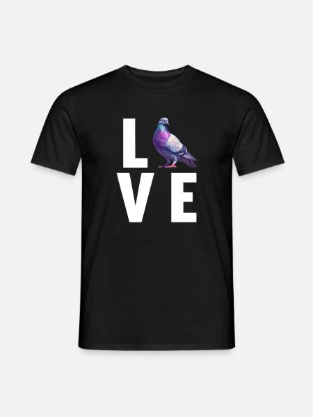 Pigeons Pigeon - Men's T-Shirt - black