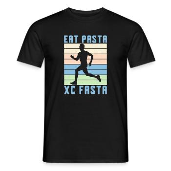 Funny XC Running Gift XC Runner Edition - Men's T-Shirt - black - Front - AI Model Male 178 light (178cm)