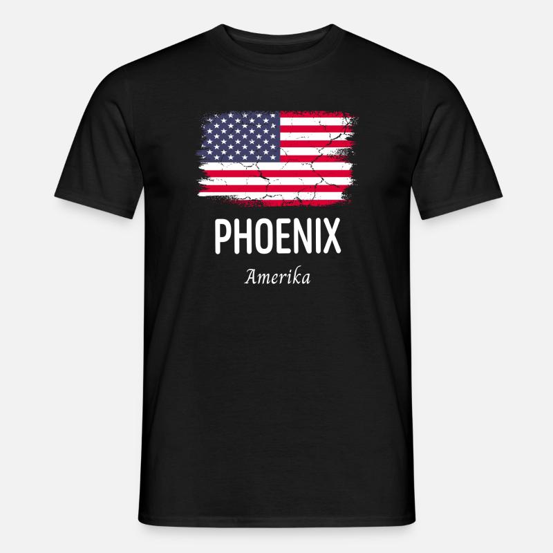 Phoenix - Männer T-Shirt - Schwarz