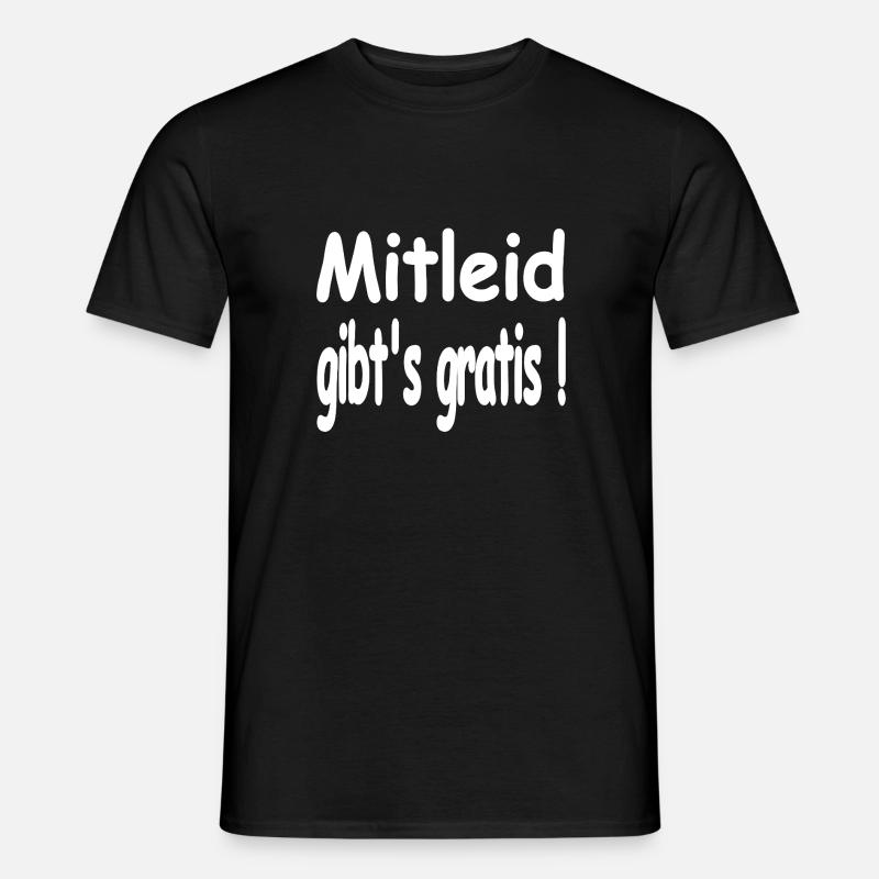 Mitleid - Männer T-Shirt - Schwarz