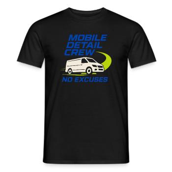 Auto Detailer Buffer Pro Paint - Men's T-Shirt - black - Front - AI Model Male 178 light (178cm)