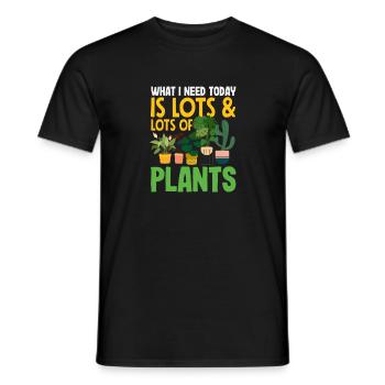 Garten- Und Pflanzenliebhaber Geschenke - Männer T-Shirt - Schwarz - Vorne - AI Model Male 178 light (178cm)