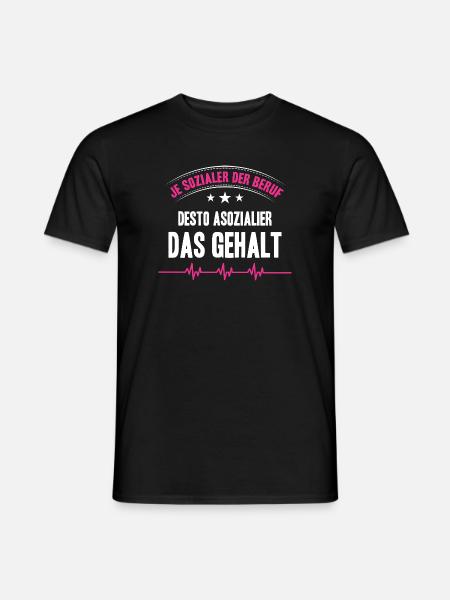 Pflegerin Geschenke Pflege Lustig Krankenpflegerin - Männer T-Shirt - Schwarz