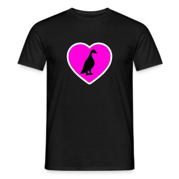 Canard - T-shirt homme - noir - Devant - AI Model Male 178 light (178cm)