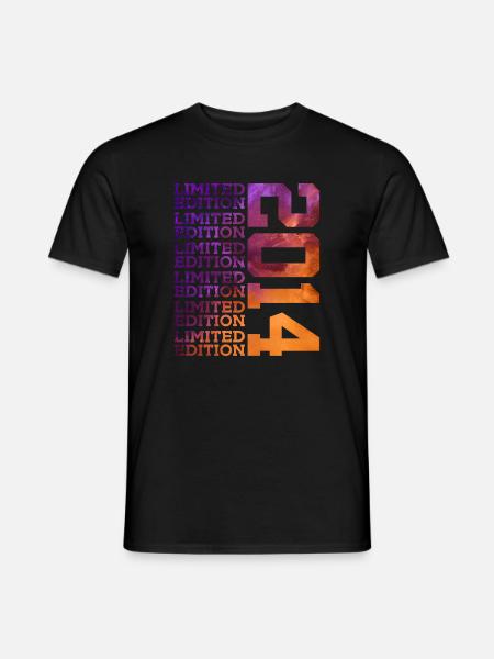 12 Jahre LIMITED EDITION 2014 12. Geburtstag - Männer T-Shirt - Schwarz