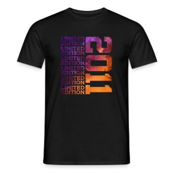 15 Jahre LIMITED EDITION 2011 15. Geburtstag - Männer T-Shirt - Schwarz - Vorne - AI Model Male 178 light (178cm)