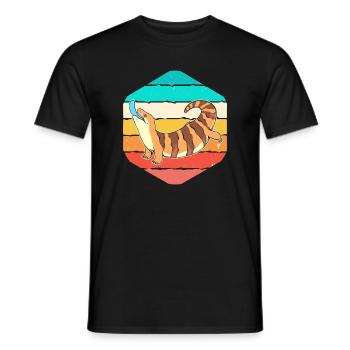Eidechse - Männer T-Shirt - Schwarz - Vorne - AI Model Male 178 light (178cm)