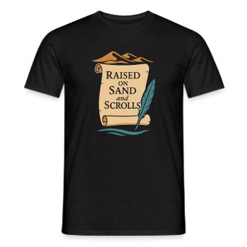 Pharaoh Archaeology in Ancient Egypt - Men's T-Shirt - black - Front - AI Model Male 178 light (178cm)