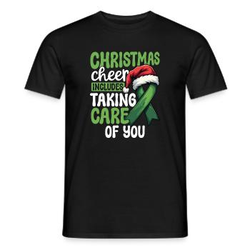 Noël inclut aussi le fait de prendre soin de votre - T-shirt homme - noir - Devant - AI Model Male 178 light (178cm)