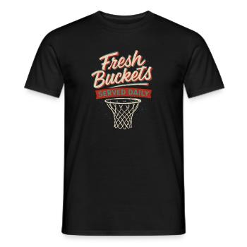 Basketball Spruch Humor Basketballer Geschenkidee - Männer T-Shirt - Schwarz - Vorne - AI Model Male 178 light (178cm)