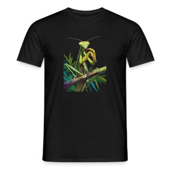 Gottesanbeterinnen Gottesanbeterin - Männer T-Shirt - Schwarz - Vorne - AI Model Male 178 light (178cm)