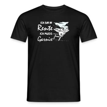 Lustiges deutsches Ruhestandsdesign - Männer T-Shirt - Schwarz - Vorne - AI Model Male 178 light (178cm)