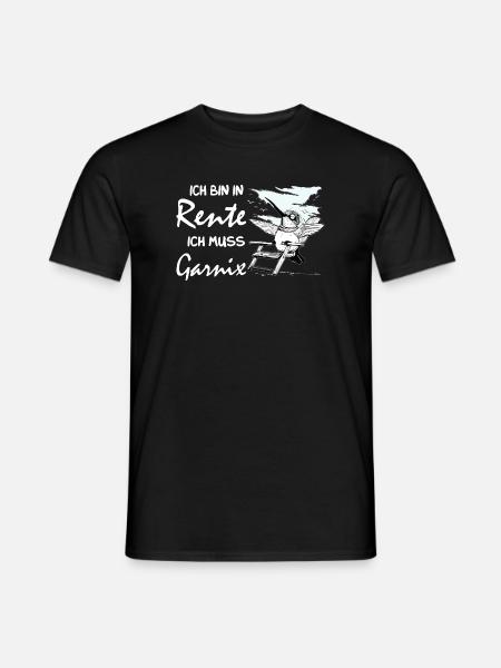 Funny German retirement design - Men's T-Shirt - black