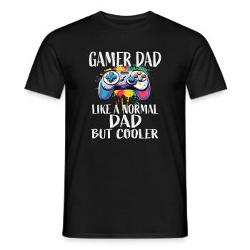 Manette Gamer Dad - T-shirt homme - noir - Devant - AI Model Male 178 light (178cm)